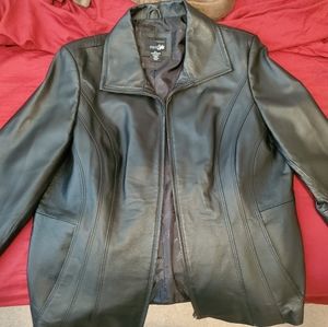 East 5th leather coat